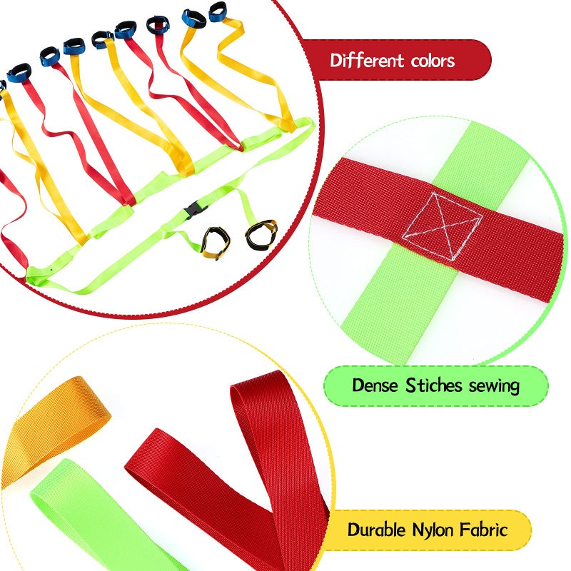 Kajaia Children Safety Walking Rope with 14 Handles - Colorful Adjustable Outdoor Safety Rope for Preschool, Nursery, Daycare, Kindergarten, School Kids & Teachers - Image 3